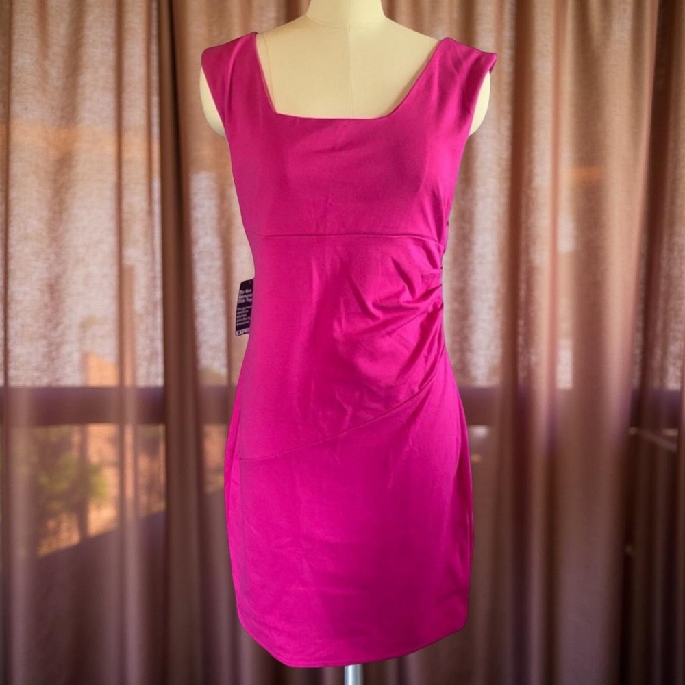 NWT Express Pink Sleeveless Lined Mini Dress